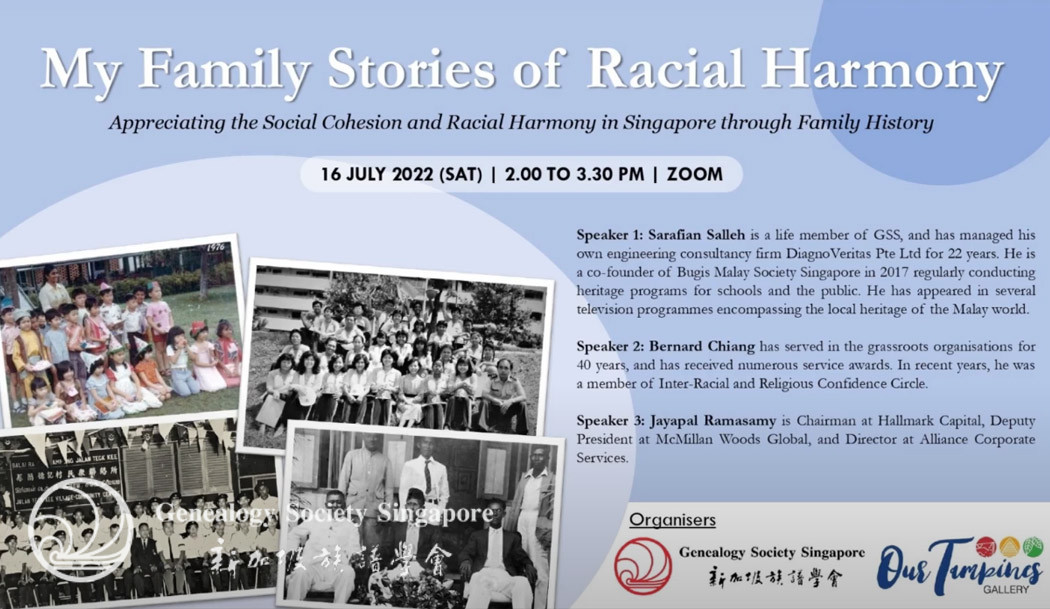 My Family Stories of Racial Harmony