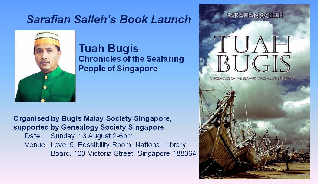 Book Launch: Tuah Bugis - Chronicles of the Seafaring People of Singapore