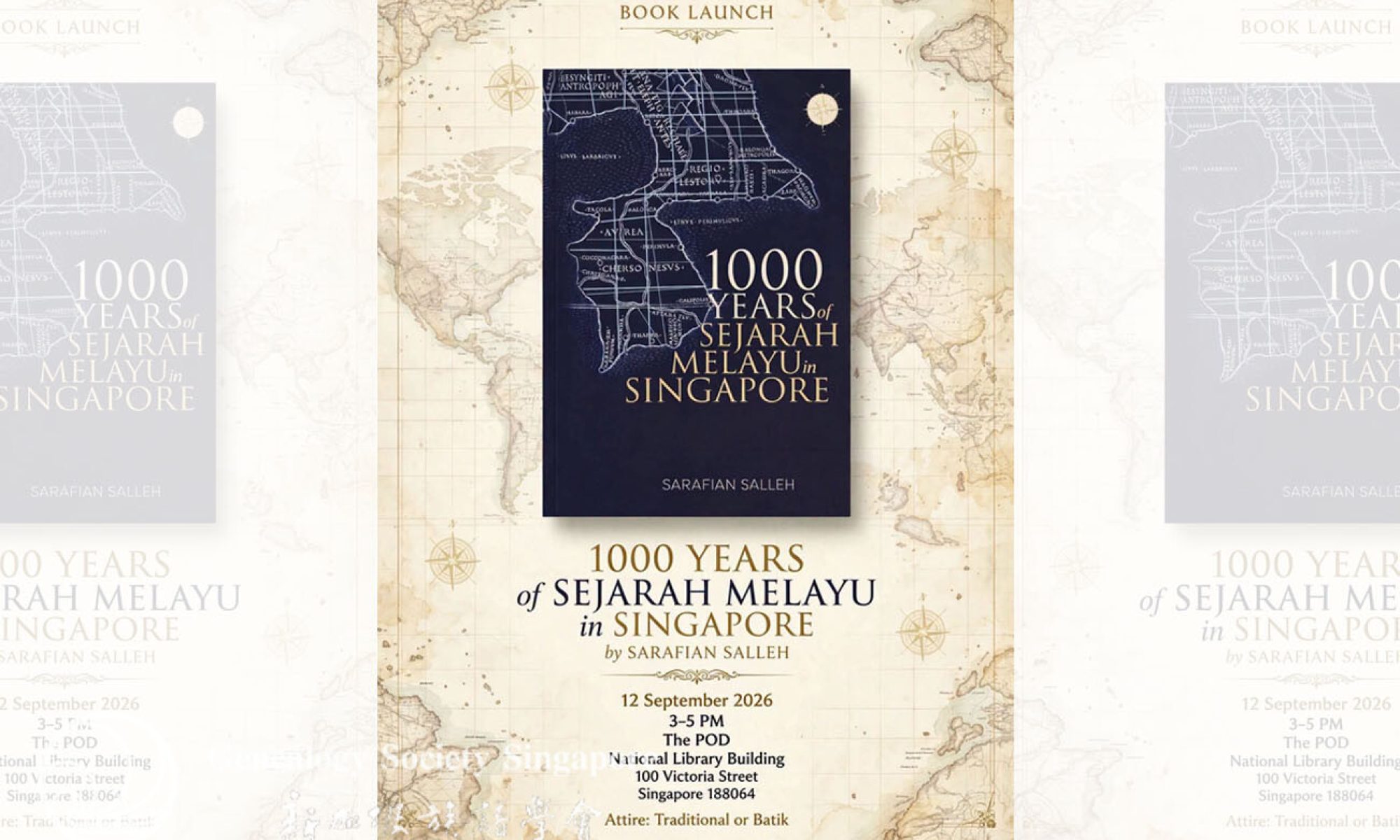 Genealogy Society Singapore presents…BOOK LAUNCH: